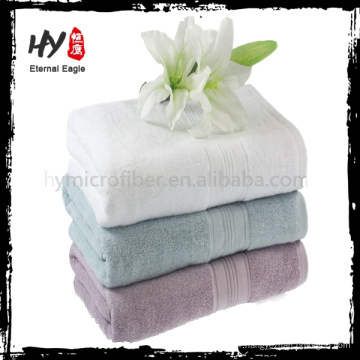 Vente chaude bon prix 100% coton hôtel blanc serviette de bain